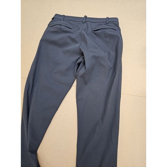 Lululemon Mens commission Pants 32x31 Black slim Warpstreme Stretch LM5710S - Picture 15 of 16